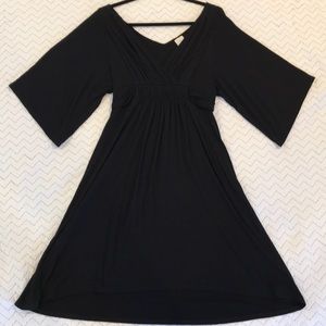 Ella Moss Black Doleman Sleeved Dress